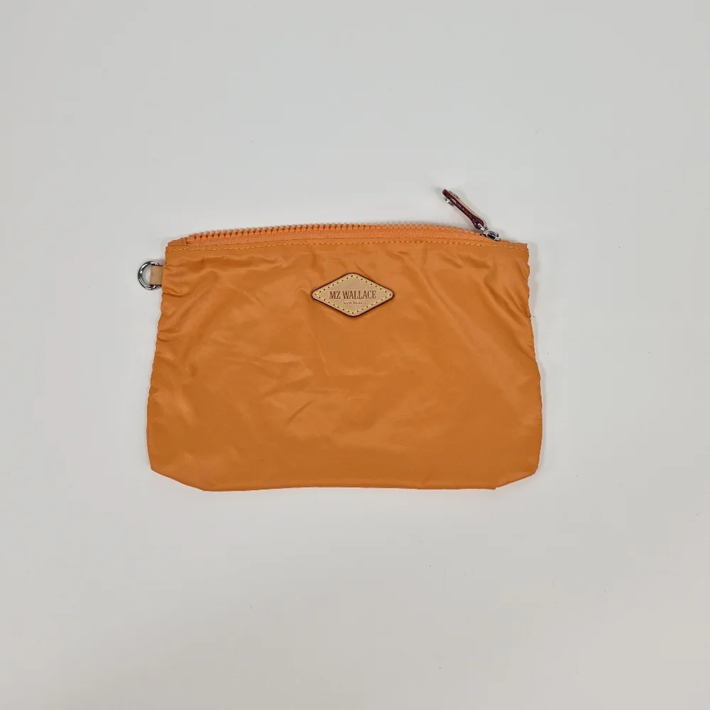 MZ Wallace Small Bag Insert Accessory Pouch Orange 8.5